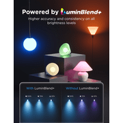Govee 1600 Lumens Smart Light Bulbs, A21 LED Bulbs 100W Equivalent for Living Room, RGBWW Color Changing Light Bulbs Compatible with Matter, Alexa & SmartThings, CRI 90, E26 Base, 2.4GHz Only, 2-Pack