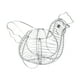 thumbnail image 1 of Cesta de almacenamiento de huevo de gallina de alambre de metal cesta de frutas decorativas decorativas de decoración rústica soporte para la cocina, 1 of 8