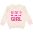 thumbnail image 2 of Inktastic Gigi Girl Granddaughter Toddler Sweatshirt, 2 of 4