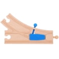 thumbnail image 4 of ColoMX Tren del tren de madera Track Expansion Track Juguetes de ferrocarril para niños para el edificio de ferrocarril de bricolaje, 4 of 7