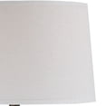 thumbnail image 3 of Amy 27 Inch Table Lamp, Jar Shape Body, White Cone Shade, Dark Gray Wash, 3 of 4