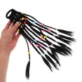 thumbnail image 3 of 2 extensiones de cola de caballo trenzada para niñas, pelucas de colores, 3 of 7