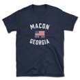 thumbnail image 1 of Macon Georgia Patriot Men's Cotton T-Shirt, 1 of 1
