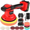 thumbnail image 2 of Guwzn Cordless Buffer Polisher kit for Car Detailing Waxing Buffer Polisher Car Buffer Polisher Waxer Kit with 2 Batteries, 2 of 10
