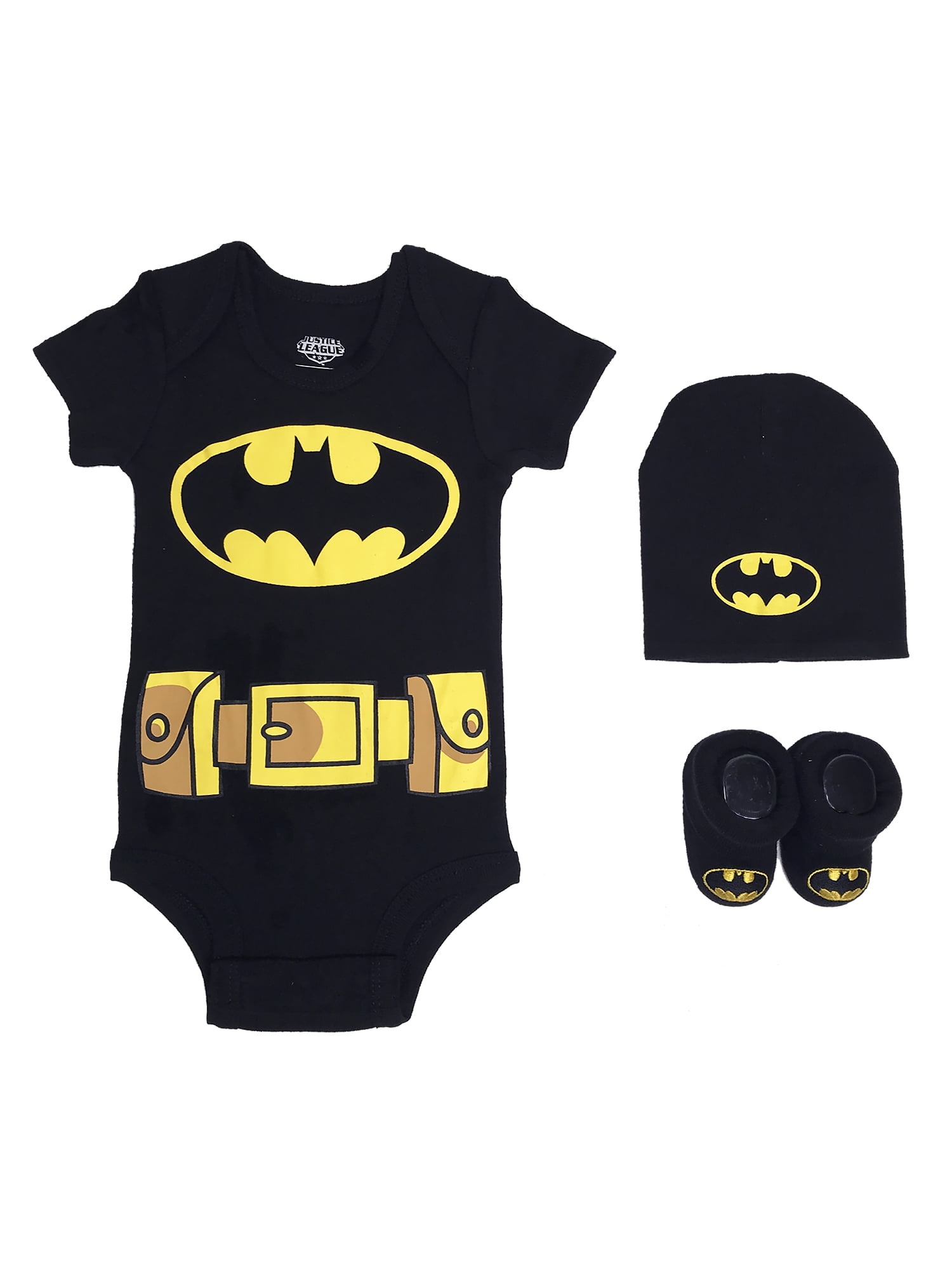Baby Boy Batman Costume Short Sleeve Romper w/Cape size 00/0/1/2 