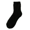 thumbnail image 3 of Baberdicy Women's Coral Fleece Socks, Striped Winter Thermal Socks,Charcoal Fits All – Gift Ready, 3 of 5