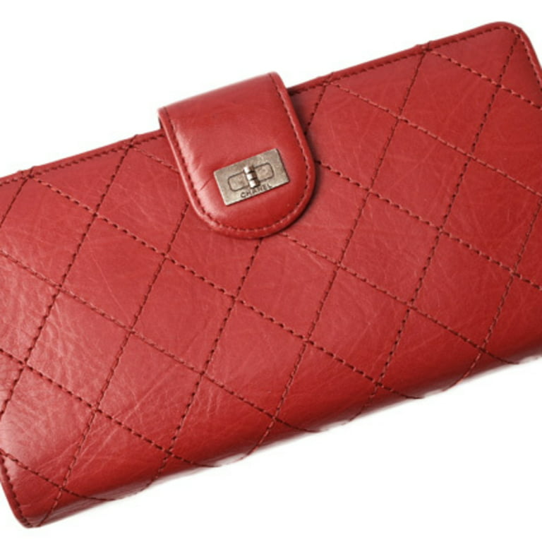vintage red chanel wallet