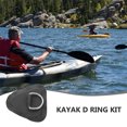 thumbnail image 3 of HONMEET 3Pcs Black Kayak Bungee Cord Kit with Metal Buckles for Secure Rope Anchoring and Replacement Parts, 3 of 8