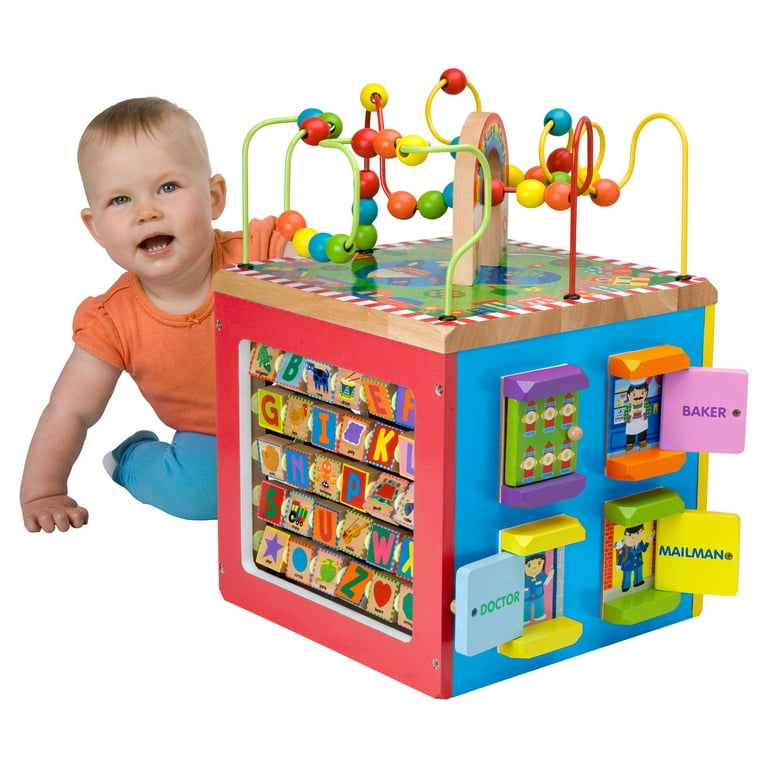 Ooly Stackable Toy & Car Set - Rainbow Town
