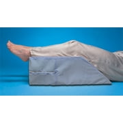 Elevating Leg Rest Pillow with Rest Blue Polycotton Zippered Cover - 23 x 7-3/4 x 19 in.