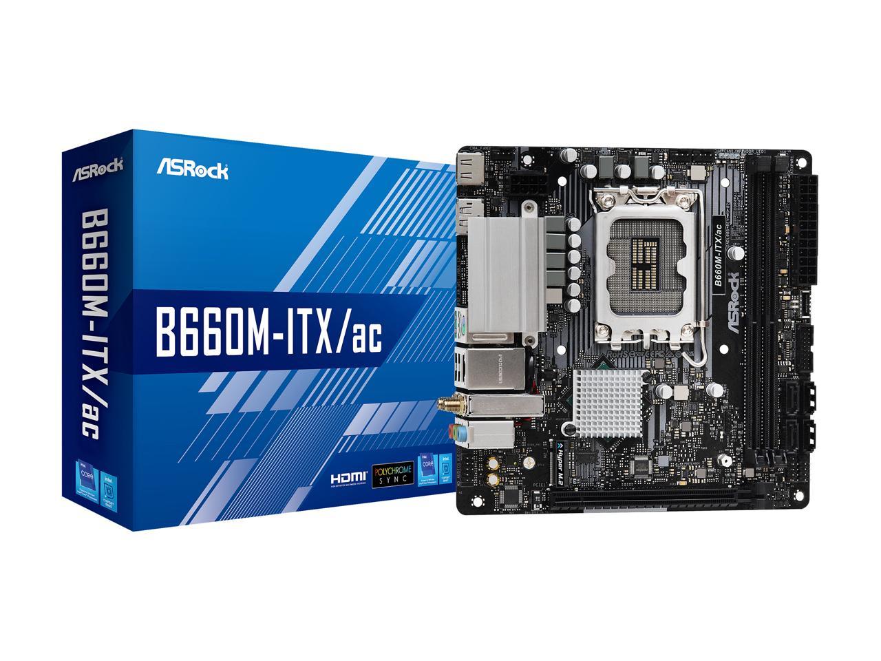 Asrock B660MITXAC LGA 1700 Mini ITX Motherboard Kuwait Ubuy
