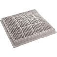 thumbnail image 1 of Waterway 640-4720V 12 x 12 In. Grate And Frame - White, 1 of 1