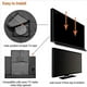 thumbnail image 4 of Funda protectora para pantallas y televisores de TV, terraza y jardín de exterior - Impermeable y resistente - Negra - 46" a 48" - Compatible con Lefou st, 4 of 5