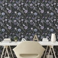 thumbnail image 2 of Ambesonne Floral Peel & Stick Wallpaper for Home, Feathers Botanical Pattern, 13"x36", Ceil Blue Pale Teal, 2 of 5
