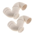 thumbnail image 3 of Trampa de PVC con S en forma de S Trampa del fregadero de almacenamiento de agua de PVC Tubo en forma de J 110x4.9x193mm, 3 of 6