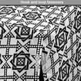 thumbnail image 4 of Black and White Dog Crate Cover, Celtic Star Pattern with Arrows with Polka Dots Floral Canonical Design, Easy to Use Pet Kennel Cover for Medium Large Dogs, 35" x 23" x 27", Black White, by Ambesonne, 4 of 6