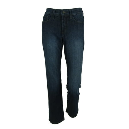 NYDJ Women's Straight Leg Short Slimming Jeans (0P, Burbank Wash ...