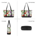 thumbnail image 6 of FORMRS Canvas Laptop Tote Bag for Women with 15.6" Computer Compartments Shoulder Handbag, Vegetables Pattern, 6 of 7