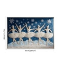 thumbnail image 6 of ddioayh Bath Mat Nonslip and Absorbent Quick Drying Lightweight Portable for Home Bathroom Use Easter Themed Printed Crystal Velvet Floor Mat for Holiday Celebration, 6 of 6
