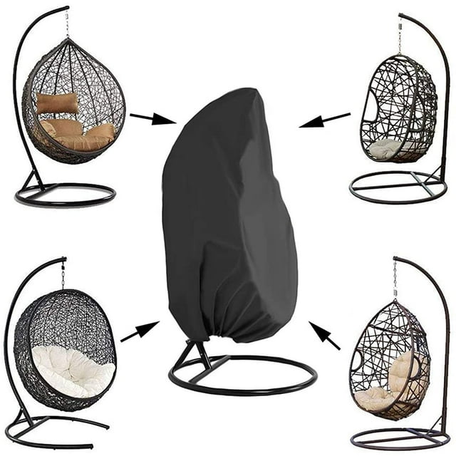 Housse de Chaise Œuf Balançoire Extérieure, Imperméable Anti-Poussière