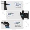 thumbnail image 5 of VR Headset Stand for Oculus Quest 2 Holder Touch Controller Display Stand Docking Station Black, Meta Quest 2/ Quest/ Rift / Rift S/ Samsung Odyssey VR Stand / Valve Index / HTC Vive / Valve Index, 5 of 8