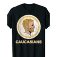 thumbnail image 2 of Men'S Soft & Comfortable Pure Cotton Graphic T-Shirt - Caucasian Pride, Vintage-Inspired Design, Machine Washable, Sizes S-XXXL, Ideal for Casual Attire and Gifts, 2 of 8
