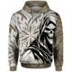 thumbnail image 3 of Sudadera con capucha de estilo vintage Harajuku de otoño para hombre, sudadera con capucha para hombre, sudadera con capucha con estampado genial de calavera y demonio, ropa para hombre, 3 of 5