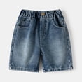 thumbnail image 7 of Boys Shorts Denim Cartoon Embroidery Loose Casual Summer Shorts for Boys Stylish Size 2-3Y, 7 of 7