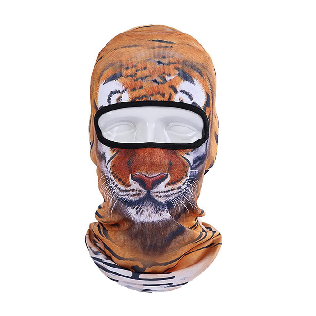 harayaa 2x Funny 3D Cycling Ski Hat Balaclava Animal Full Face Mask 1 Hole for Sports Outdoor