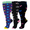 3 Pairs Mix03, variant on 3 Pairs Plus Size Compression Socks for Women and Men, 20-30 mmHg Wide Calf Extra Large Knee High Flight Stockings for Circulation Running Travel Nurses Pregnant