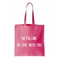 thumbnail image 1 of I'm Falling In Love With You, The Bachelor Cotton Canvas Re-Usable Shopping & Carry-All Tote Bag, 1 of 3