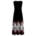 thumbnail image 5 of Robes d'Été pour les Femmes 2023 Causal Ourlet A-Ligne Fluide Mini Robe Blouse, 5 of 5