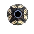 thumbnail image 6 of Chloe Lighting Liaison 3-Light Victorian Glass Chandelier in Multi-Color, 6 of 9