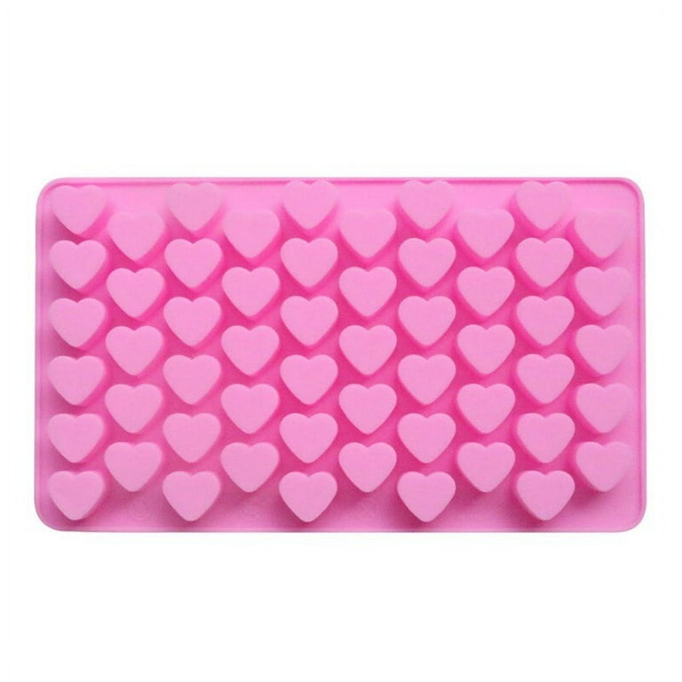Heart Shaped Ice Tray Mold - Silicone - Pink - Blue - Green - ApolloBox