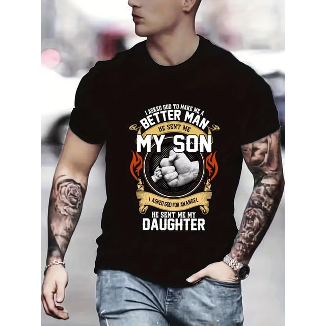 Playera esencial para hombre, con logotipo, corte atléticoFists Pattern, Men's Graphic T-shirt, Casual Comfy s For Summer, Mens Clothing Tee For Adult, Men, Women, Teen, Teenager, Adolescent, YouthF