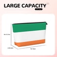 thumbnail image 3 of Flag Of Ireland Purse Organizer Handbags Totes Leather Zipper Printing Bag For Women Travel Toiletry Bag, 3 of 7