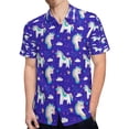 thumbnail image 4 of High Quality Hawaiian Shirts for Men Short Sleeve Aloha Beach Shirt Floral Summer Casual Button Down Shirts Blouses EEQOAC, 4 of 7