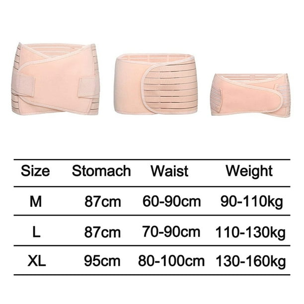 Tirain 3 in 1 Postpartum Support - Recover Belly/waist/pelvis Belt  Shapewear (Nude), shopswell
