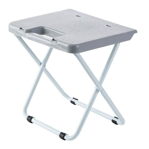 HLONK Rocking Camping Chair Folding Chairs Foldable Stool 25X23.5X22CM Grey