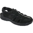 thumbnail image 2 of Men's Drew Hamilton Fisherman Sandal Black Nubuck 9 4E, 2 of 2