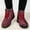 Red, variant on Winter Warm Snow Boots for Women Plus Size New Hiking Shoes Warm Snow Lace Up Casual Snow Boots