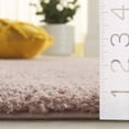 thumbnail image 4 of Safavieh Decora Shaggy Finola Solid Shag Area Rug, Pink, 6'7" x 6'7" Round, 4 of 10