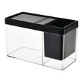 thumbnail image 1 of BINGLI Mini Betta Fish Aquarium, Multi-Purpose Desktop Office Tank, 0.2 Gallon Plastic Gold Fish Tank - Create Different Desktop Landscape (Black), 1 of 9
