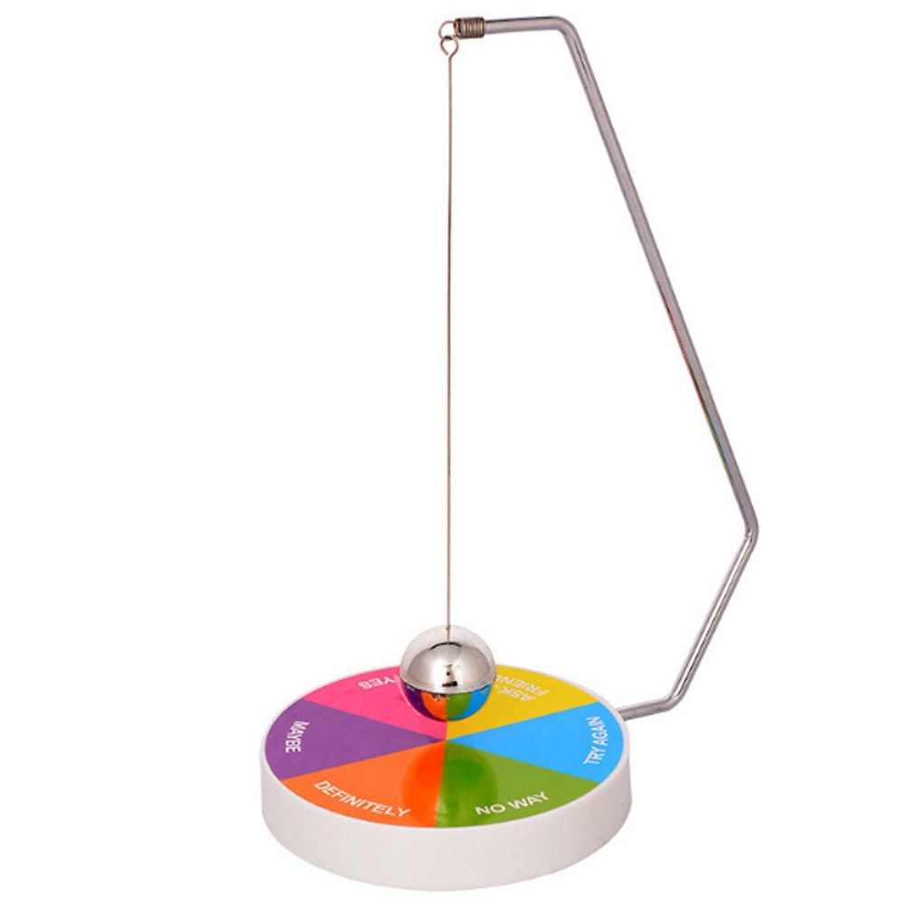 Black and White Magnetic Ball Swing Pendulum Office Desk Decoration Toy Gift KEYREN Decision Maker Ball 