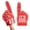 Red, variant on Okuna Outpost Blue Foam Finger - Lightweight Grip & Blue Sports Fan Accessories - Portable Design & Sports Party Favors - Two-Pack & Number One Fan Finger - 17.5 Inch, Pack of 2, Ambidextrous