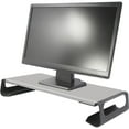 thumbnail image 2 of Kantek Contemporary Monitor Riser - 3.2" Height x 19.1" Width x 9.8" Depth - Steel, Medium Density Fiberboard (MDF) - Black, Gray, 2 of 2
