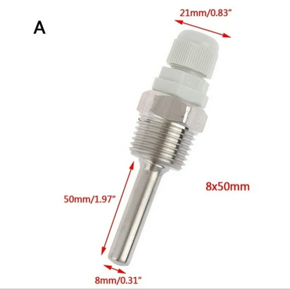 Stainless Steel Thermowell 1/2"NPT Threads for Temperature Sensors