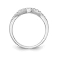 thumbnail image 2 of Solid 14K White Gold Diamond Wedding Band Ring Size 7.5 (.331 cttw.), 2 of 8
