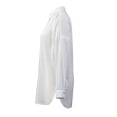 thumbnail image 3 of Ropa de Playa Ocean Pacific para Mujer Camisera Manga Larga Oversize con Corte en Costados, Tipo Lino Blanco Talla EG, 3 of 4