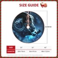 thumbnail image 2 of Lukts Celestial Ram Night Sky Print Color Life Christmas Tree Skirt, Winter Holiday Tree Mat Decoration ,Can be Used as A Shawl-48", 2 of 6